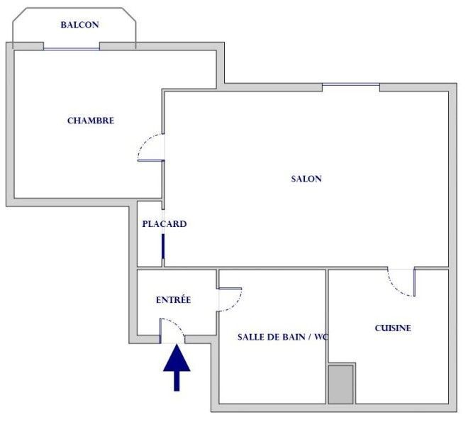 Vente Appartement  2 pièces - 48m² 75020 Paris