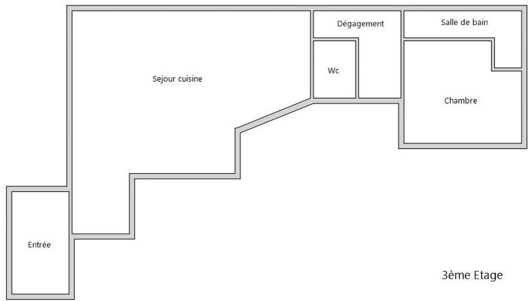 Location Appartement  2 pièces - 50m² 92240 Malakoff