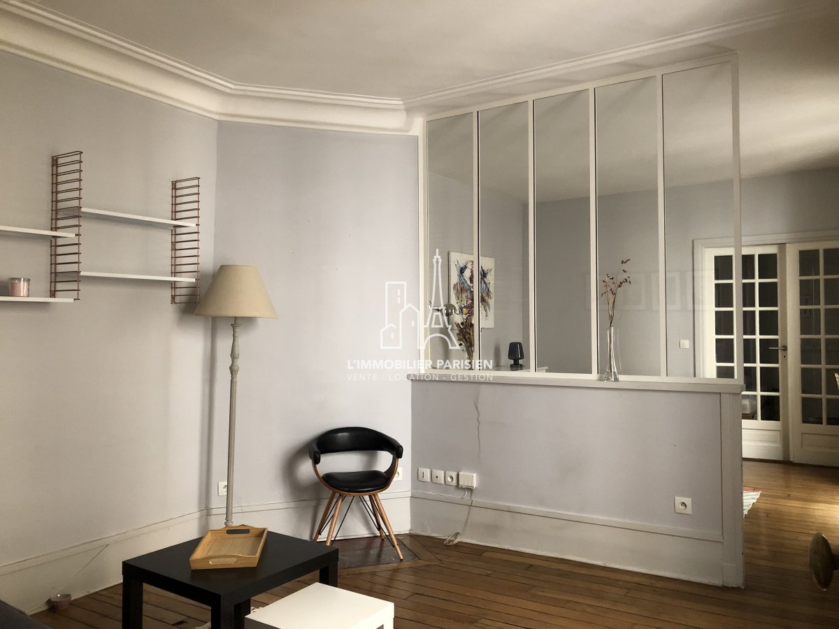 Location Appartement meubl 3 pices - 49.41m 75018 Paris