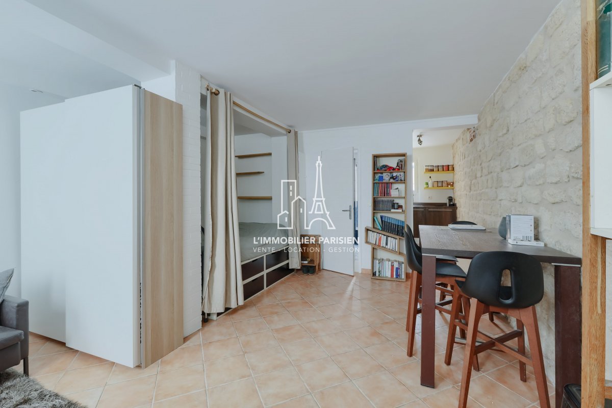 Vente Appartement  1 pice (studio) - 28.8m 75018 Paris
