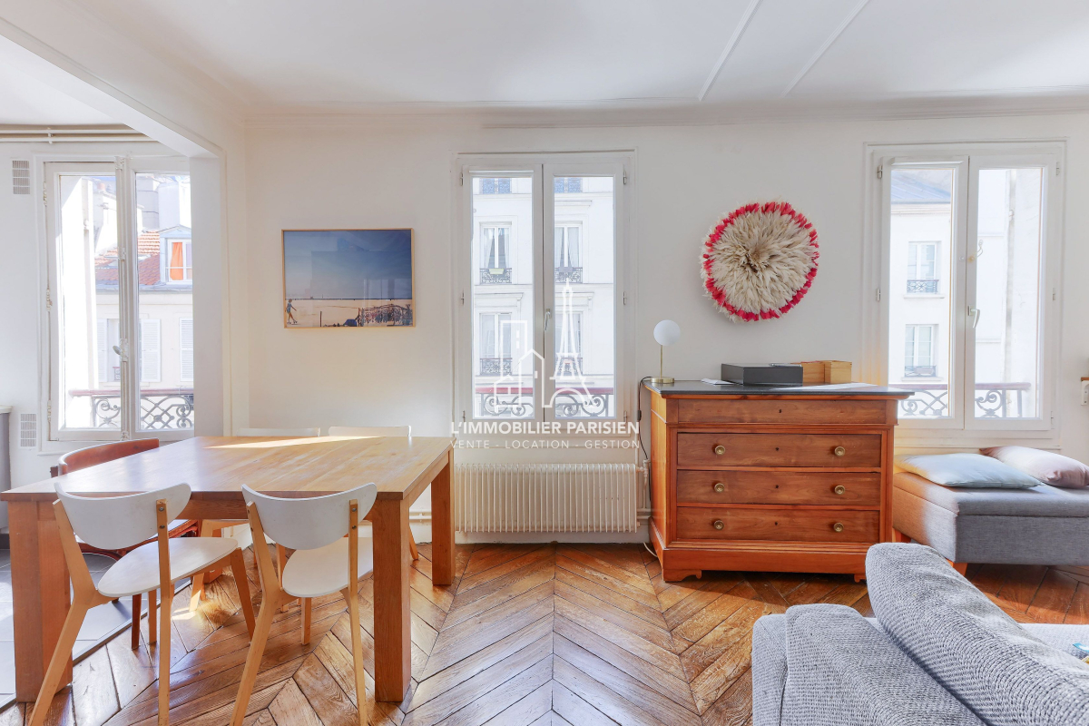 Vente Appartement  3 pices - 56.6m 75017 Paris