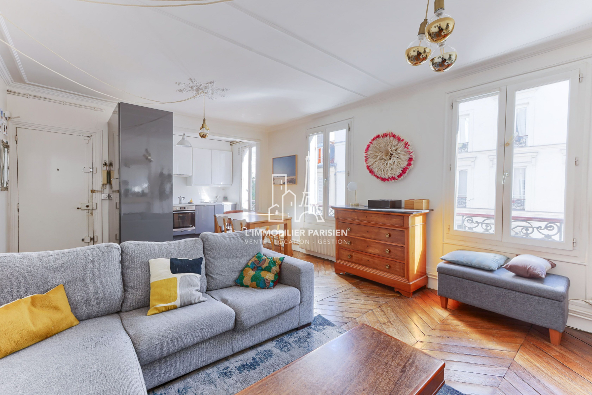 Vente Appartement  3 pices - 56.6m 75017 Paris