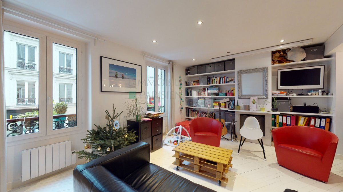 Vente Appartement  3 pices - 56.53m 75017 Paris