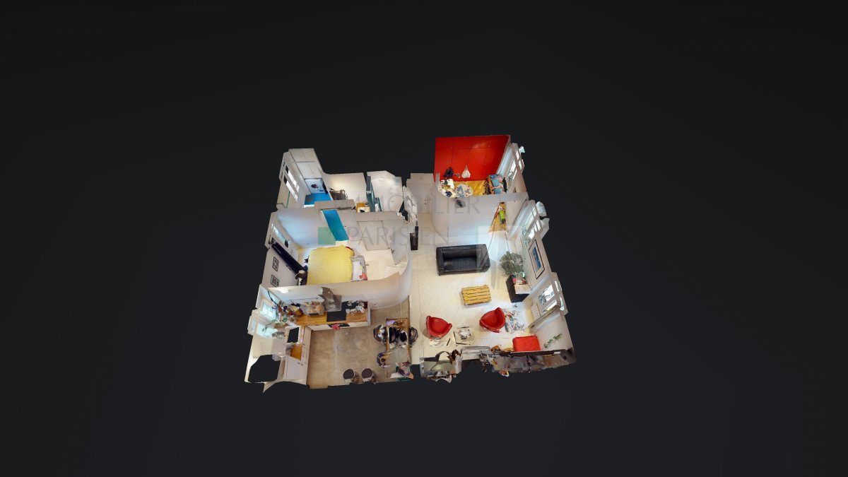 Vente Appartement  3 pices - 56.53m 75017 Paris