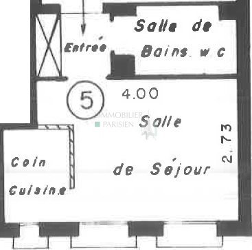 Vente Appartement  1 pice (studio) - 16.24m 75017 Paris 17