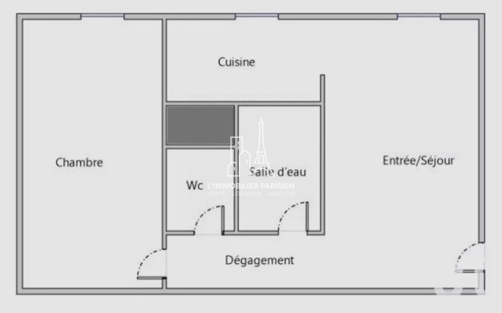 Vente Appartement  2 pices - 41m 93170 Bagnolet