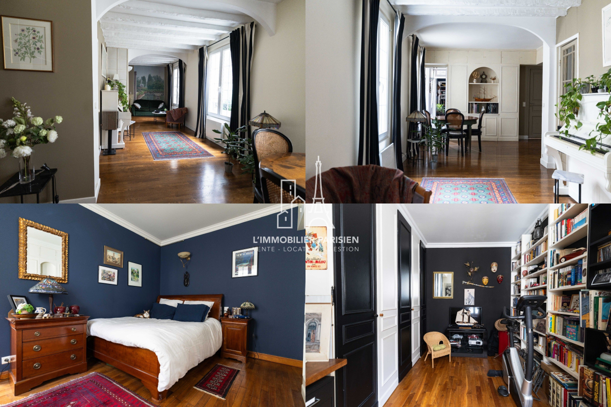 Vente Appartement  3 pices - 76m 75018 Paris