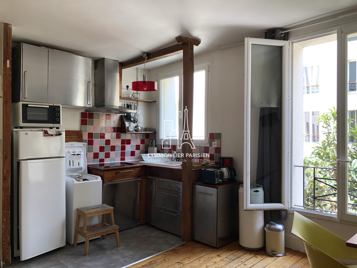 Location Appartement meublé 2 pièces - 35.12m² 75018 Paris