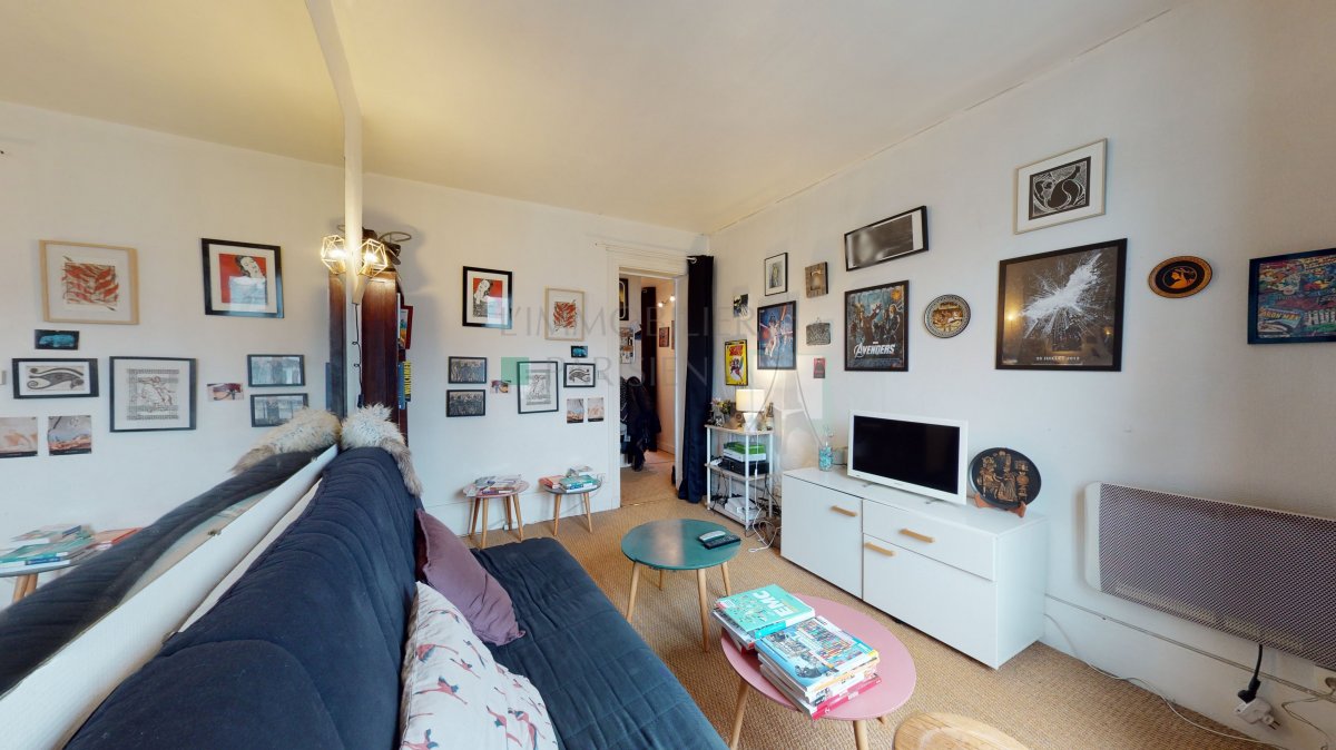 Vente Appartement  2 pices - 34.01m 75018 Paris 18