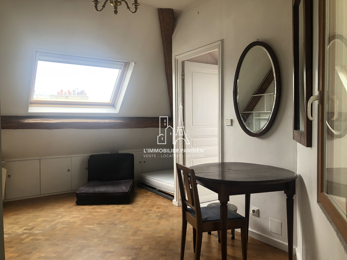 Location Appartement meublé 1 pièce (studio) - 20.58m² 75017 Paris 17