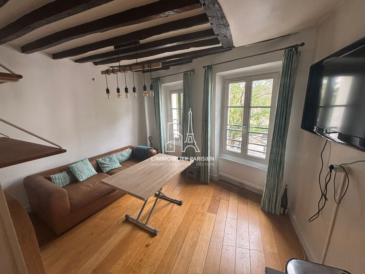 Location Appartement meubl 2 pices - 28.33m 75018 Paris