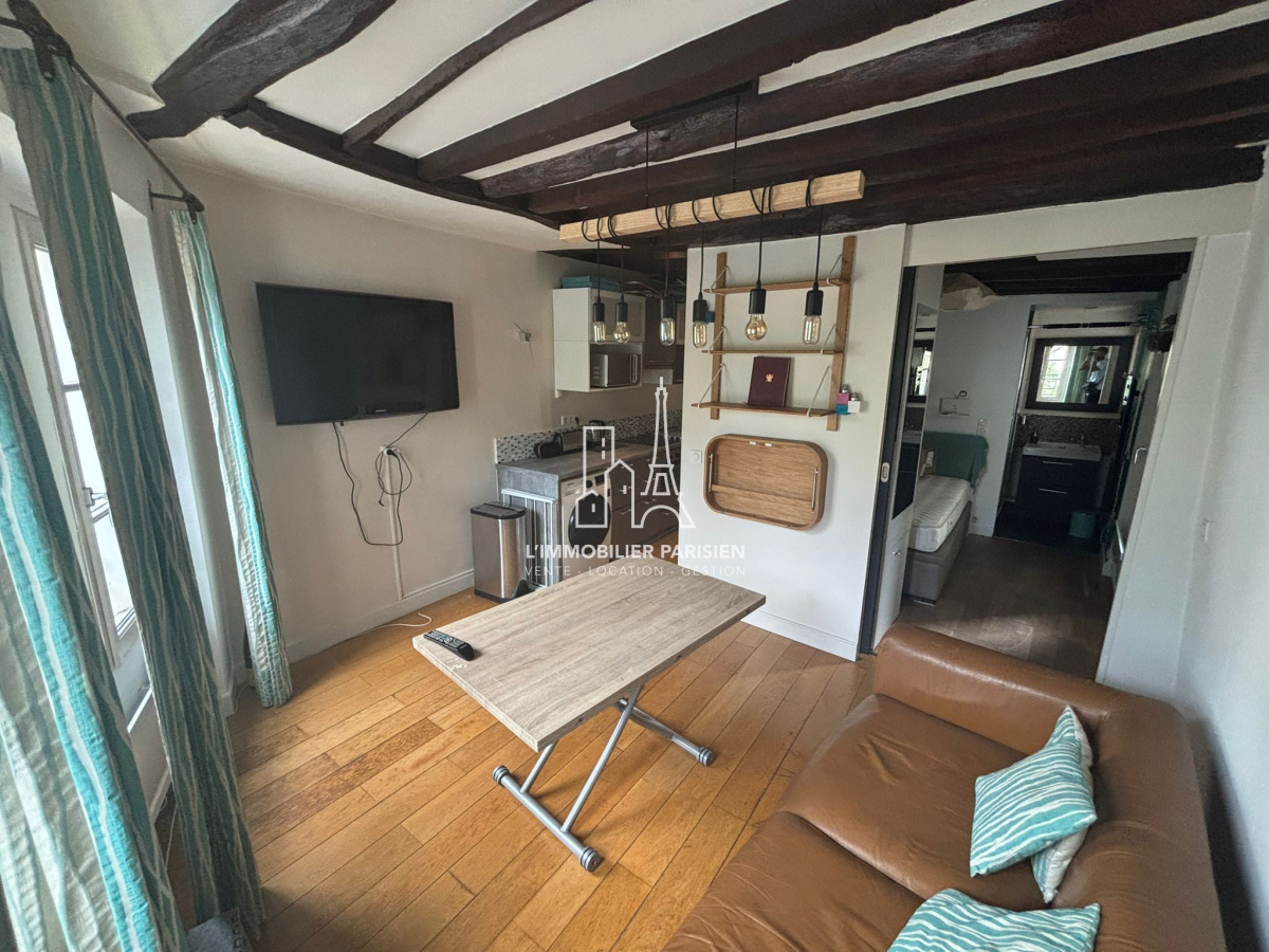 Location Appartement meubl 2 pices - 28.33m 75018 Paris