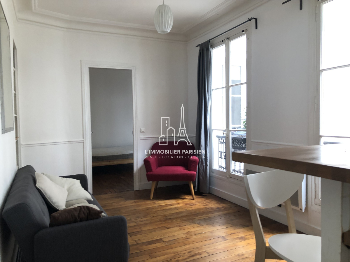 Location Appartement meubl 2 pices - 37.22m 75009 Paris