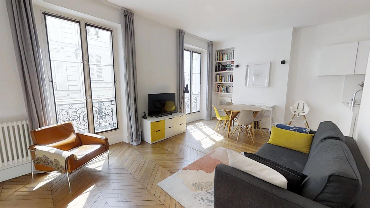 Vente Appartement  3 pices - 59.77m 75009 Paris