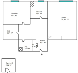 Vente appartement Asnieres-sur-seine 92600