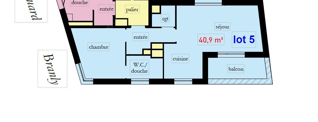 Vente Appartement 2 pièces - 41m² 93100 Montreuil