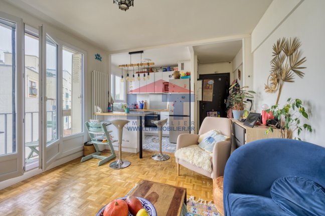 Vente Appartement  3 pices - 49m 93100 Montreuil