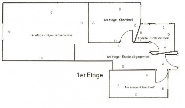 Location Appartement meublé 3 pièces - 47m² 75009 Paris