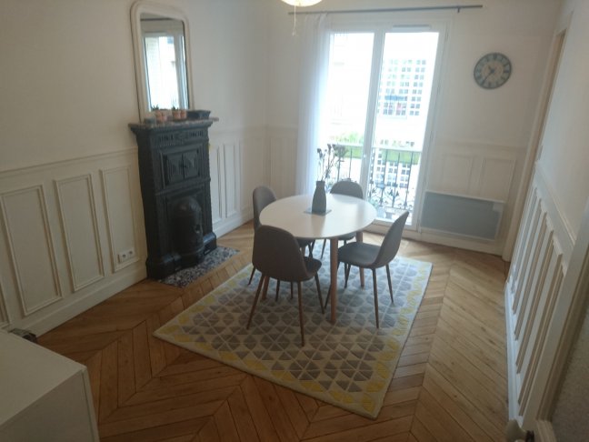 Location Appartement meubl 3 pices - 53m 75018 Paris