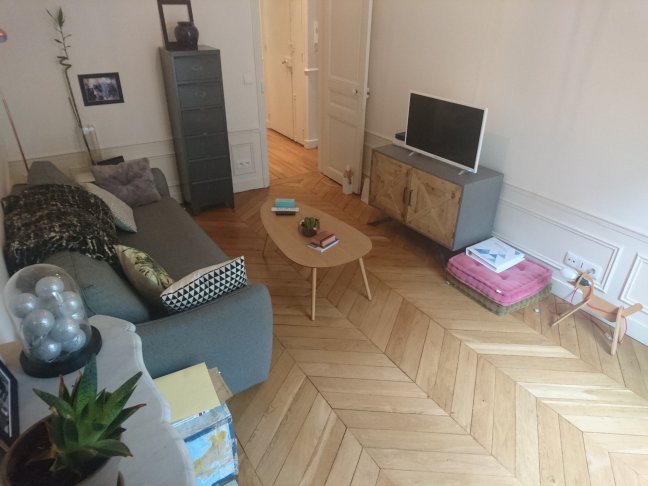 Location Appartement meubl 3 pices - 53m 75018 Paris