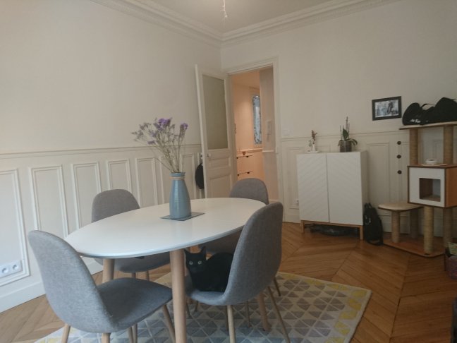 Location Appartement meubl 3 pices - 53m 75018 Paris