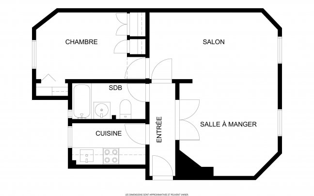 Vente Appartement  3 pices - 43.5m 75013 Paris