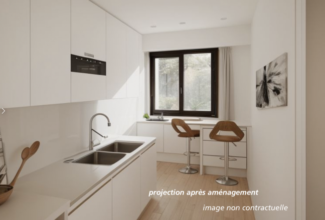 Vente Appartement  2 pices - 45.06m 92360 Meudon La Foret