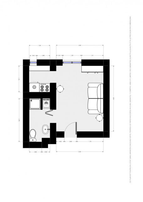 Location appartement meubléParis 75018