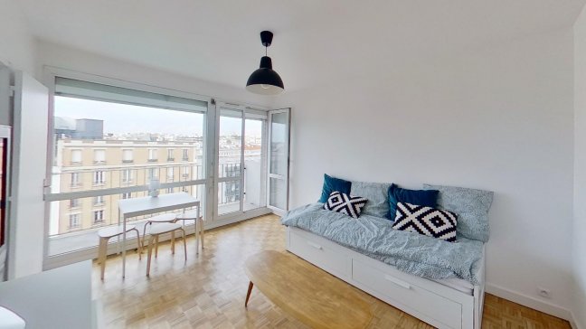 Location Appartement meublé 1 pièce (studio) - 24.95m² 75011 Paris