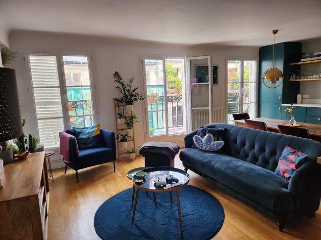 Location Appartement meubl 4 pices - 78m 75009 Paris