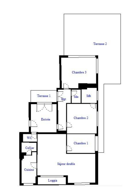 Vente Appartement 4 pièces - 150m² 75013 Paris