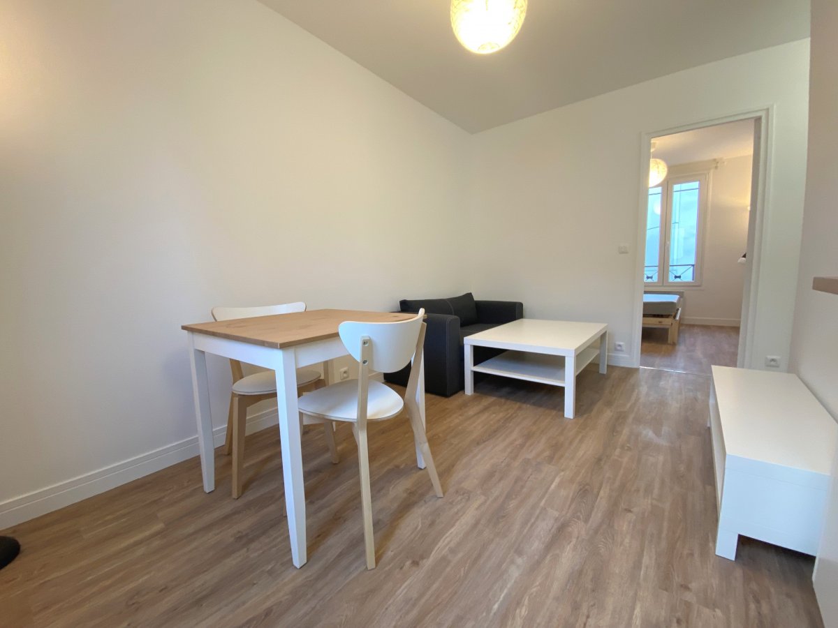 Location Appartement meublé 2 pièces - 26.92m² 75018 Paris