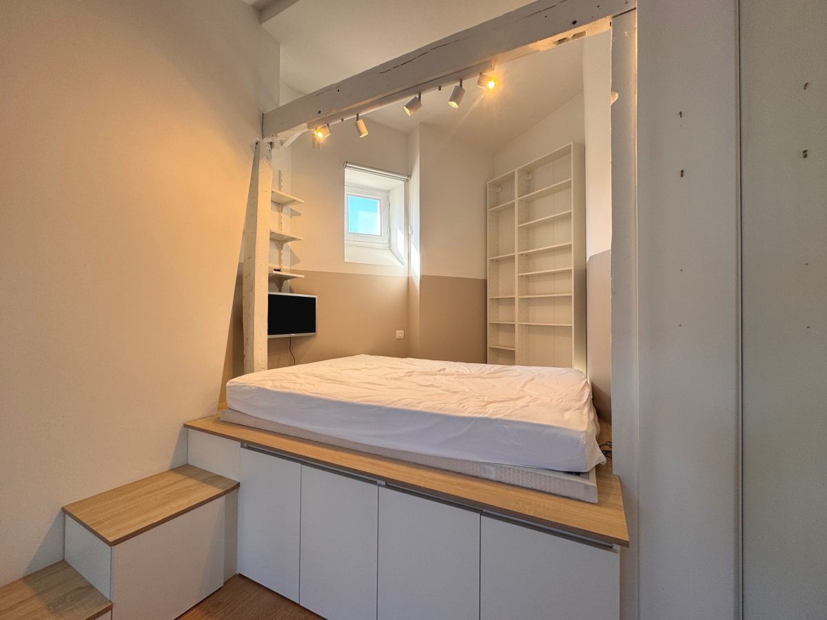 Location Appartement meublé 1 pièce (studio) - 27.78m² 75018 Paris