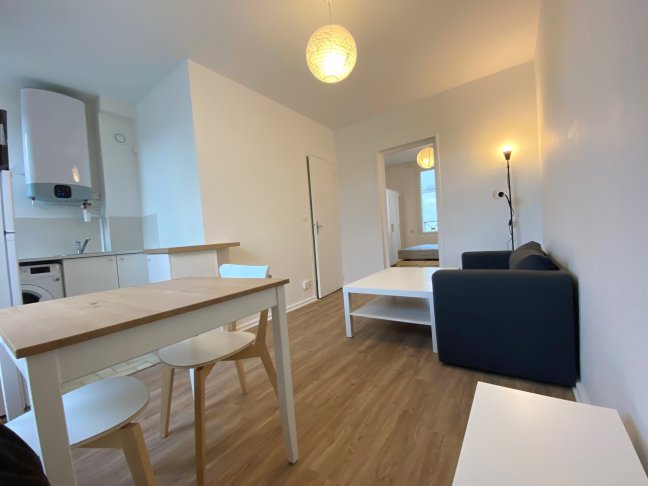 Location Appartement meubl 2 pices - 26.63m 75018 Paris