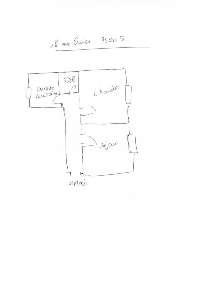 Vente Appartement  2 pices - 38m 75005 Paris 5me