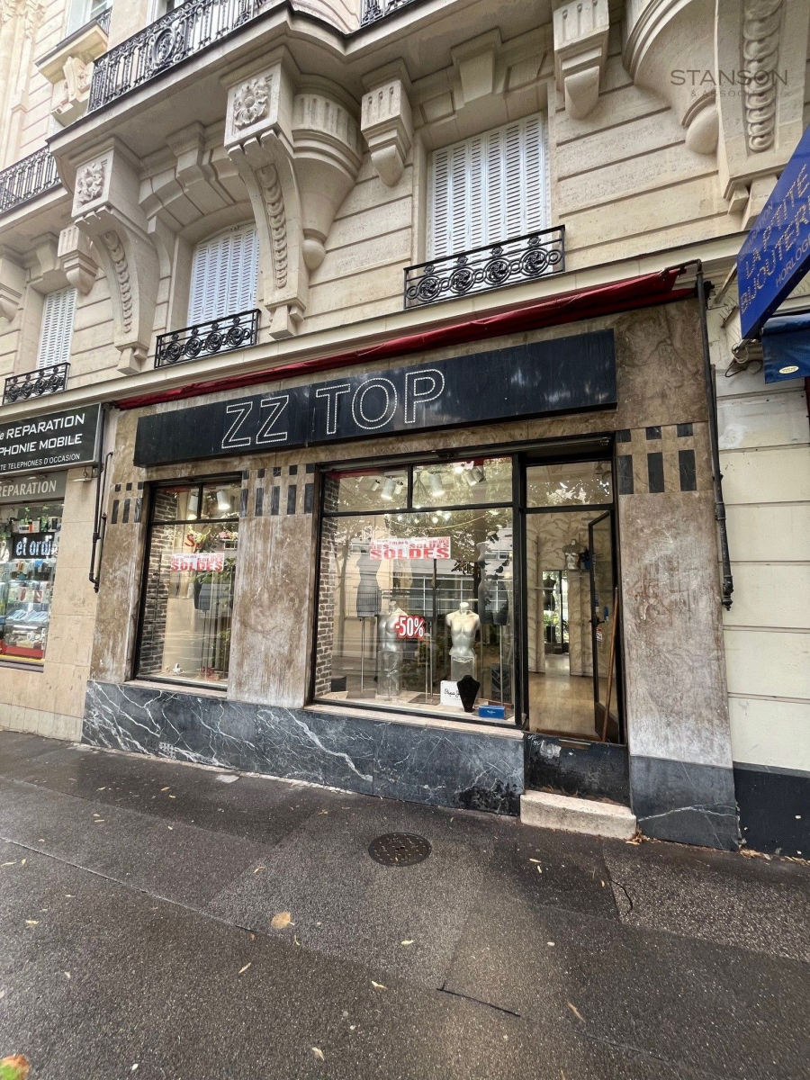 Vente Murs de boutique - 30m² 75020 Paris