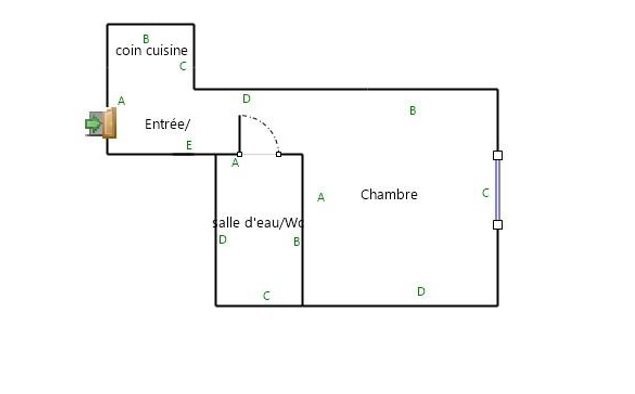 Vente Appartement  1 pice (studio) - 14m 75020 Paris