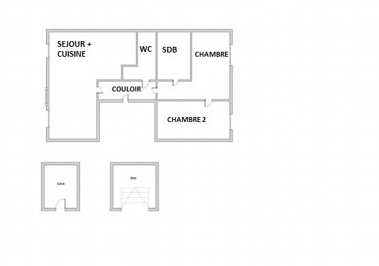 Vente Appartement  3 pices - 66m 75019 Paris 19