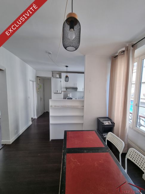 Location Appartement meubl 3 pices - 42.03m 75018 Paris