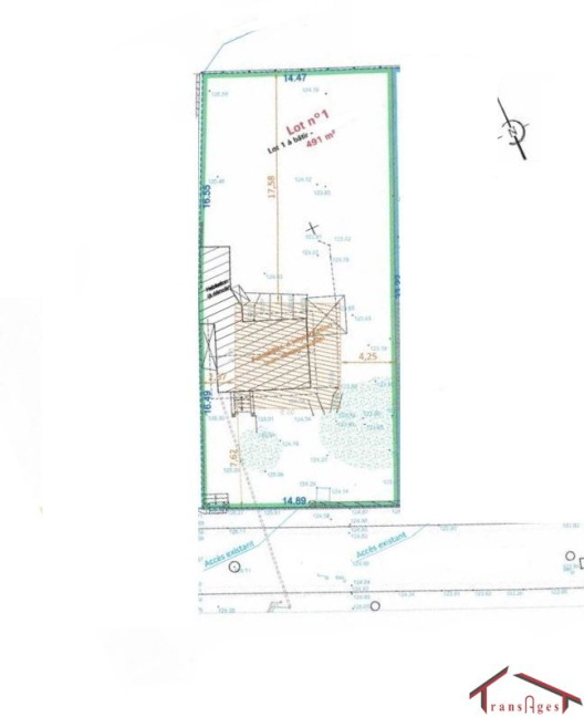 Vente Terrain  - 491m 91120 Palaiseau