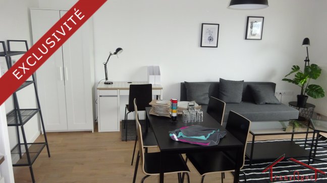 Location Appartement meublé 1 pièce (studio) - 31.05m² 59320 Haubourdin
