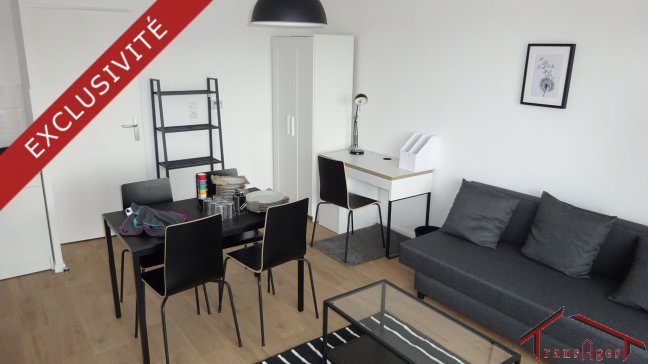 Location Appartement meublé 1 pièce (studio) - 31.05m² 59320 Haubourdin