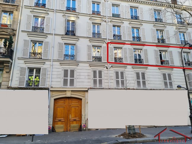 Vente Appartement  3 pices - 45m 75020 Paris